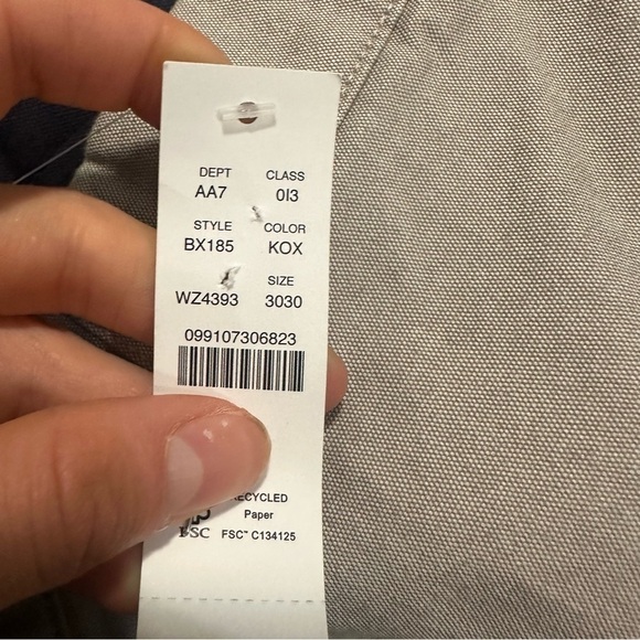 J crew Oxford khaki 484 Slim-fit tech oxford pant - Picture 6 of 7